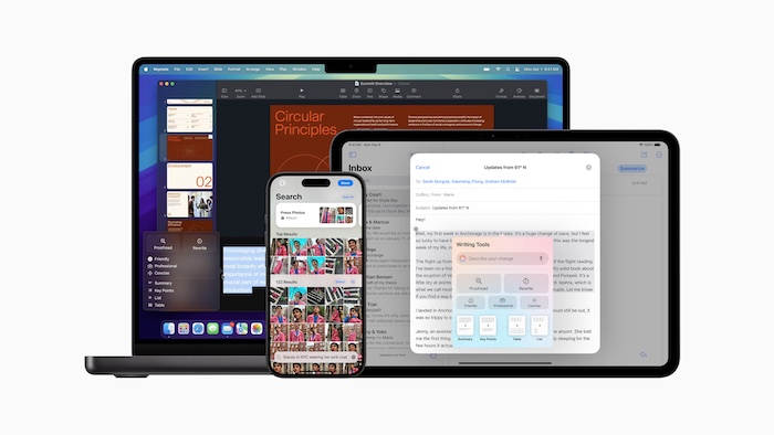 Apple Intelligence is available today on iPhone, iPad, and Mac