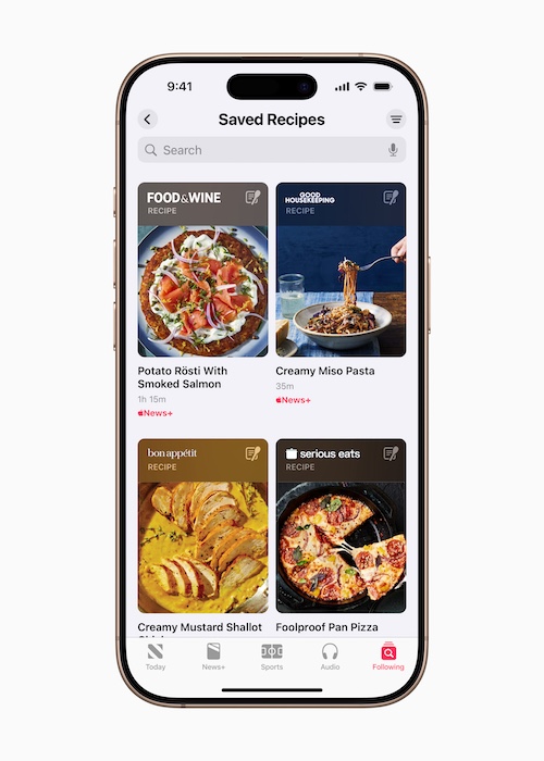 The beautifully designed recipe format makes it easy to review ingredients and directions, and a new cook mode takes step-by-step instructions to the full screen. Users can also save their favorite recipes for later and access them offline.