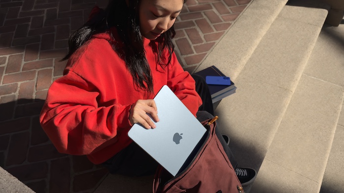 Apple introduces the new MacBook Air with the soaring performance of the M4 chip, a gorgeous new sky blue color, and a lower starting price of $999